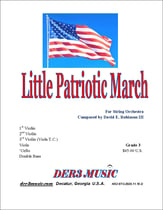 Little Patriotic March Orchestra sheet music cover